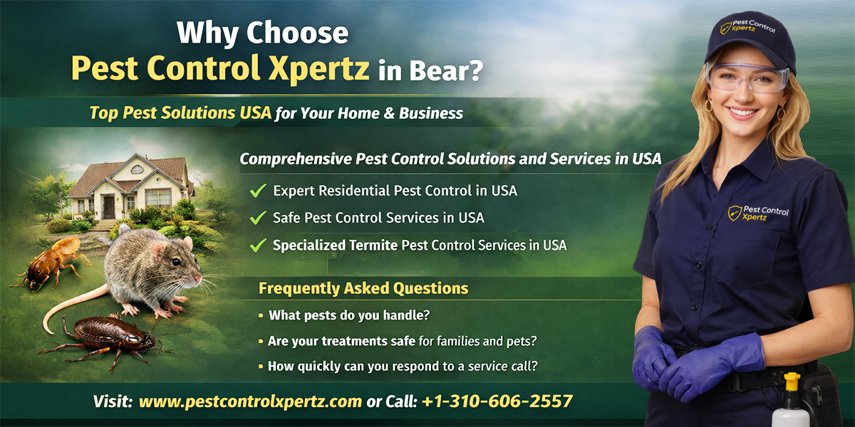 Why Choose Pest Control Xpertz in Bear | Safe Pest Control USA